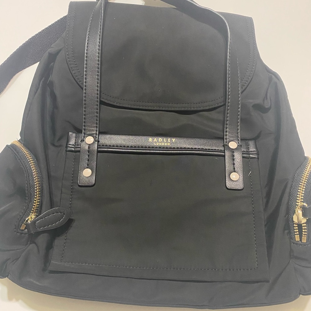 Radley London black medium backpack womens